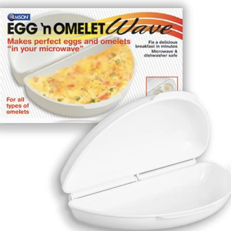 Egg 'n Omelet Cooker - Quick and Fluffy Omelets in Your Microwave