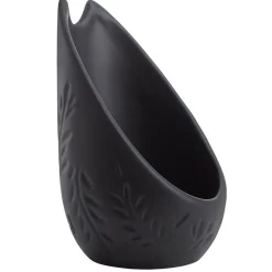 Embossed Upright Spoon Rest Utensil Holder