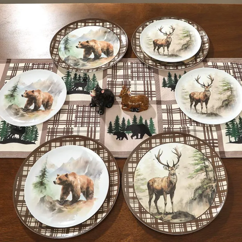 Enchanting Lodge Luxe Wilderness Table Runner