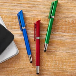 Executive Style Pens with Stylus Set of 3