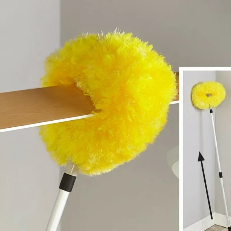 Extendable Ceiling Fan Duster Reach High Spots 36'' to 58'' Adjustable