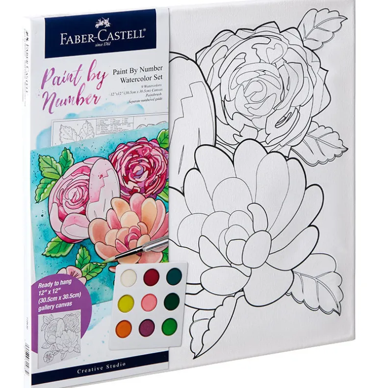 Faber-Castell Paint by Numbers Watercolor Gift Set