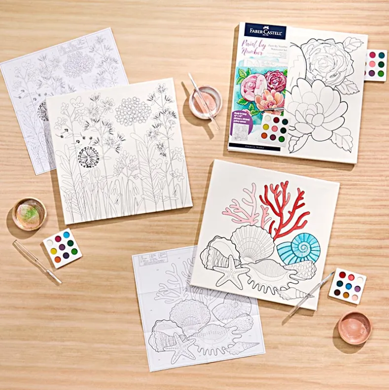 Faber-Castell Paint by Numbers Watercolor Gift Set
