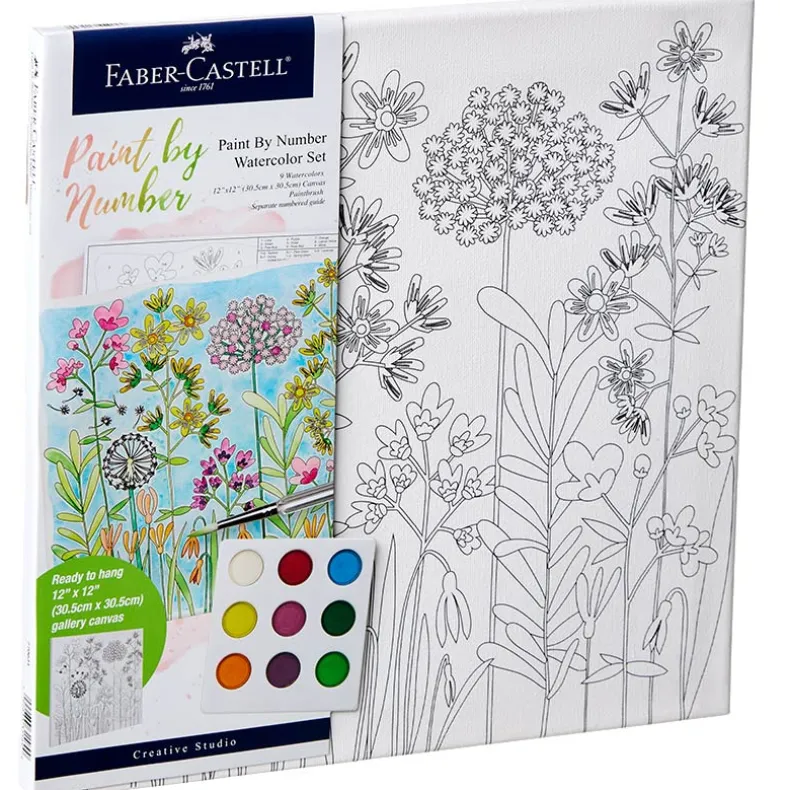 Faber-Castell Paint by Numbers Watercolor Gift Set