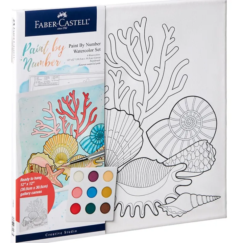 Faber-Castell Paint by Numbers Watercolor Gift Set
