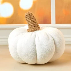 Fall Sherpa Pumpkin Decor