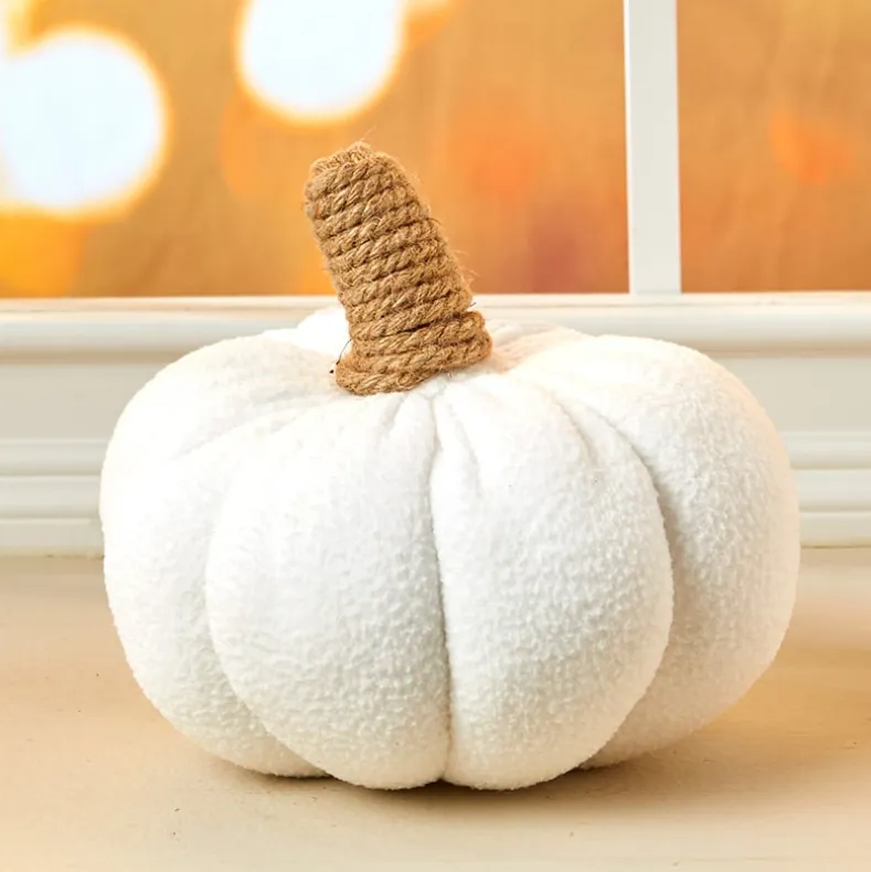 Fall Sherpa Pumpkin Decor
