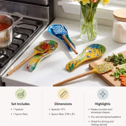 Farberware Spoon Rest and Spatula Set