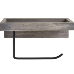 Farmhouse Bathroom Furniture Collection in Metal and Wood