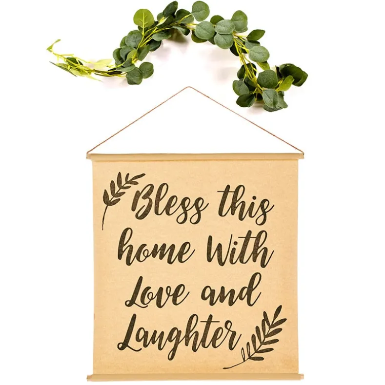 Farmhouse Paper Scroll Wall Hanging