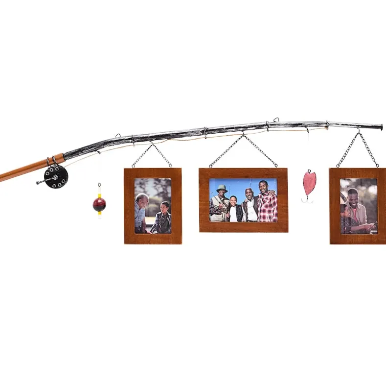 Fishing Themed Decor with Hanging Frames