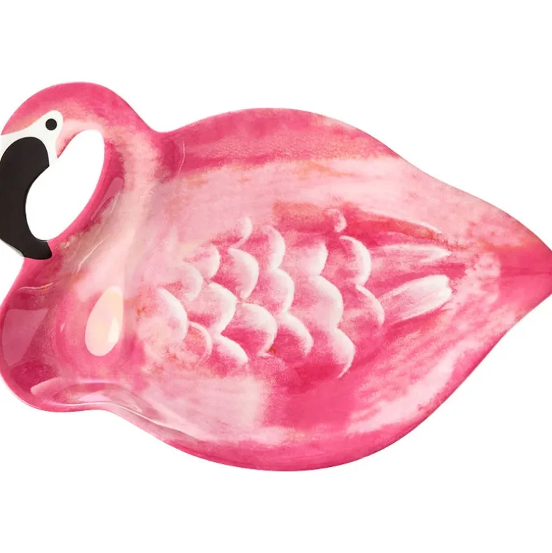 Flamingo in Paradise Tableware - 12" Serving Platter