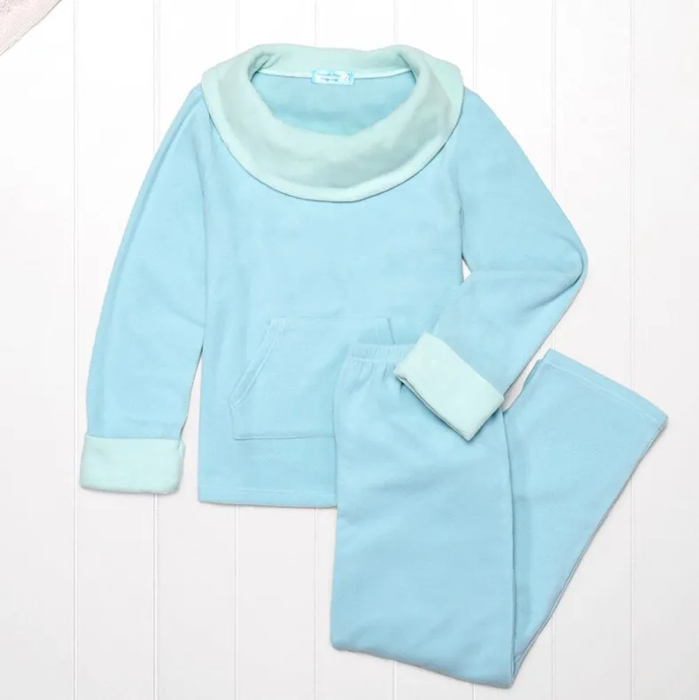 Fleece Pajama Lounge Set 2 Pieces