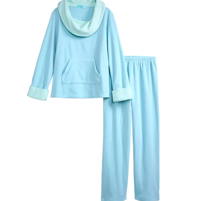 Fleece Pajama Lounge Set 2 Pieces
