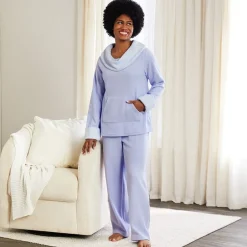 Fleece Pajama Lounge Set 2 Pieces