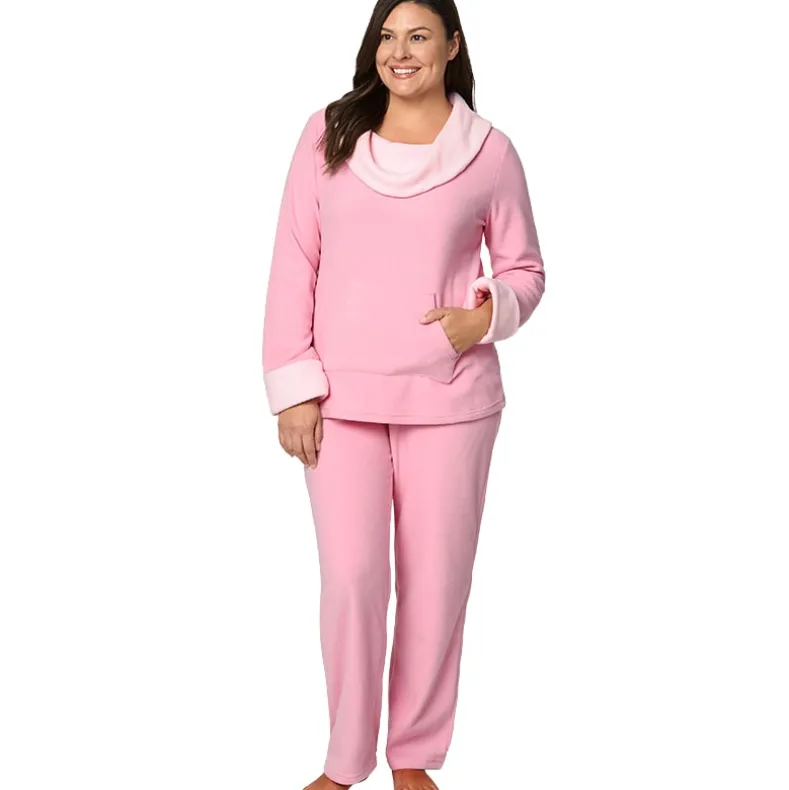 Fleece Pajama Lounge Set 2 Pieces