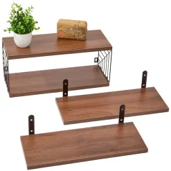 Floating Wall Shelves Set of 3