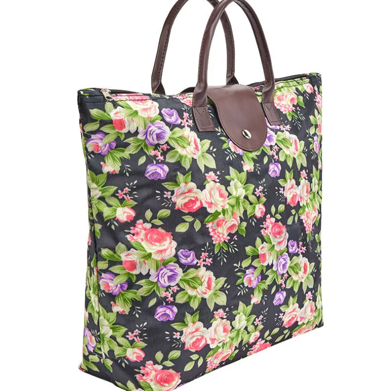 Folding Tote Bag with Zipper