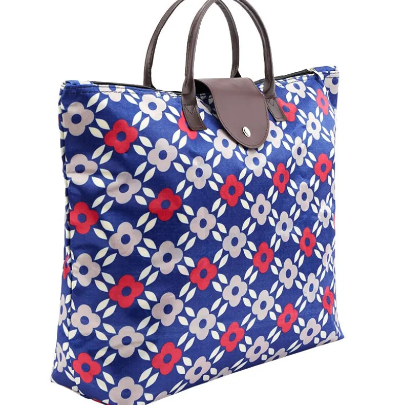Folding Tote Bag with Zipper
