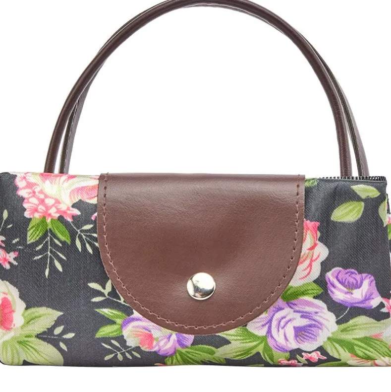 Folding Tote Bag with Zipper