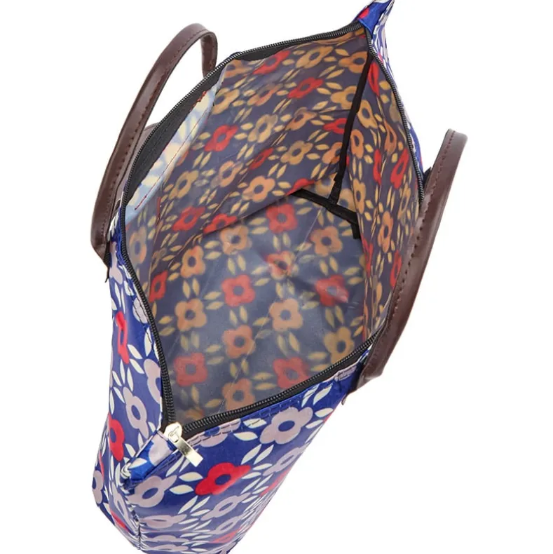 Folding Tote Bag with Zipper