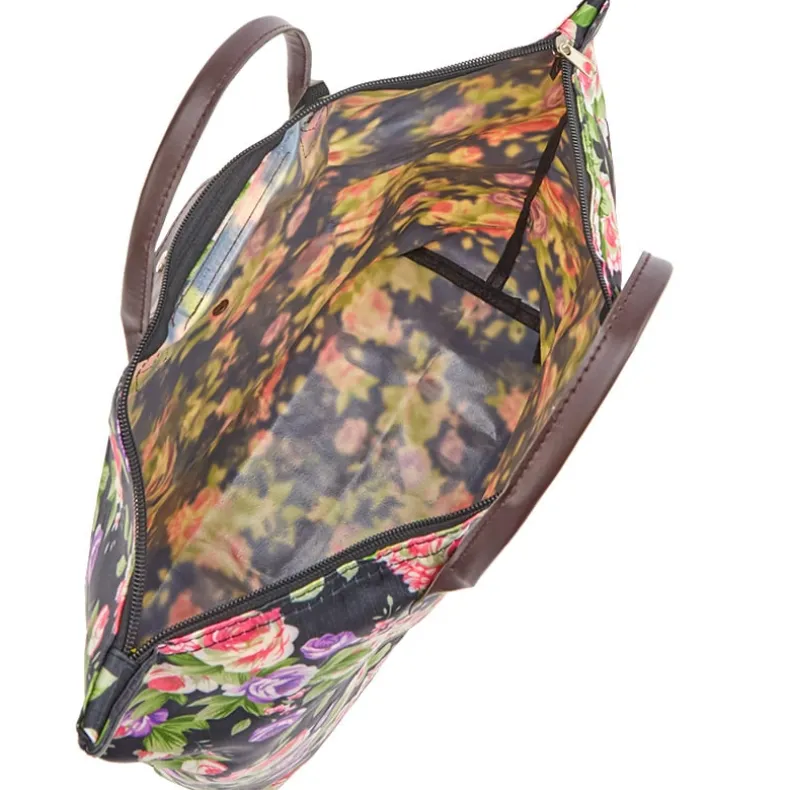 Folding Tote Bag with Zipper