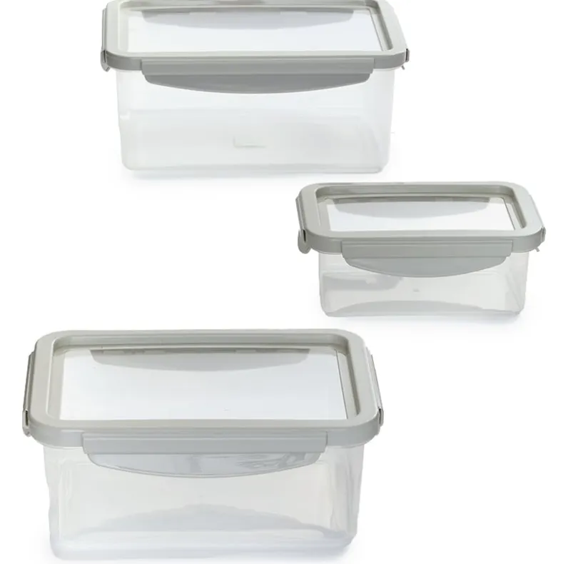 Food Container Set with Silicone Stretch Lids - 6-Pc.
