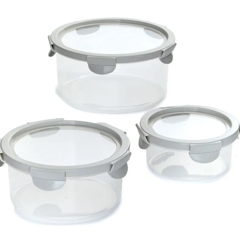 Food Container Set with Silicone Stretch Lids - 6-Pc.