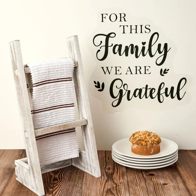 For This Family We Are Grateful - Wall Decal