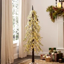 5-Ft. Lighted Alpine Christmas Tree