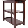 Functional Accent Table with Built in Power Outlets