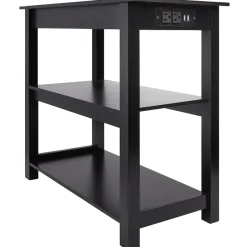 Functional Accent Table with Built in Power Outlets