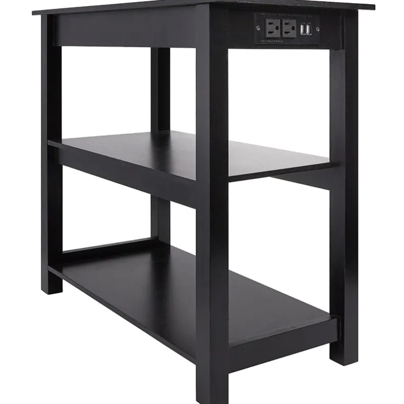 Functional Accent Table with Built in Power Outlets