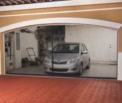 Garage Screen Doors-Ventilated, Transparent, with Magnetic Closure
