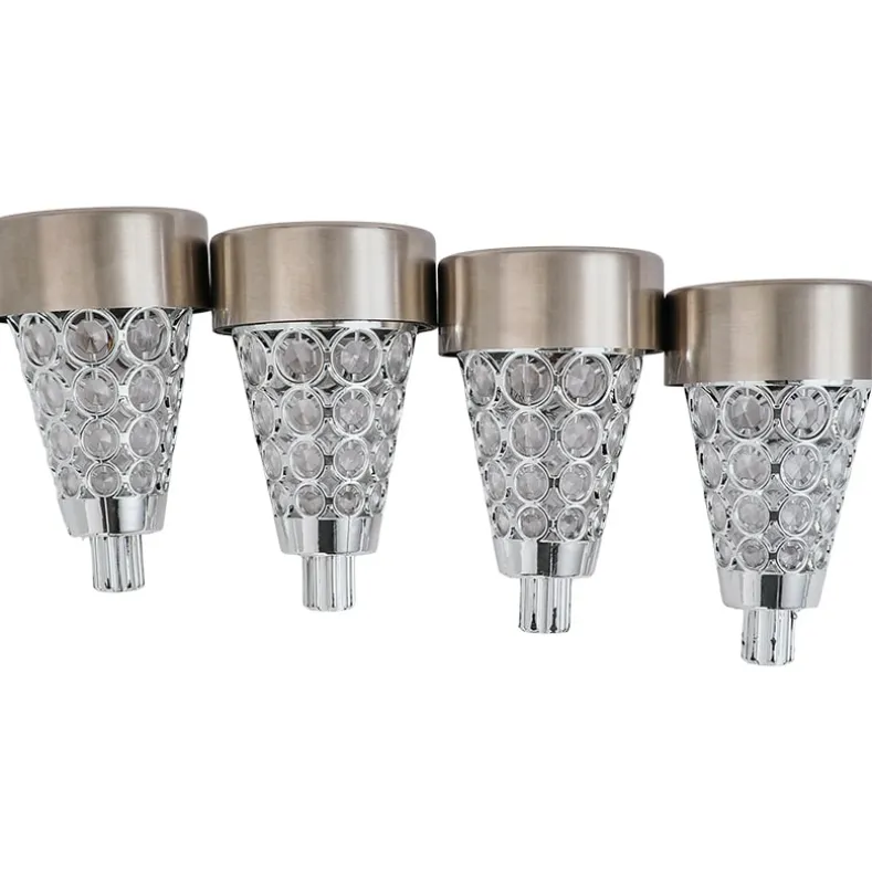 Garden Stake Lights Crystalline Design-Set of 4