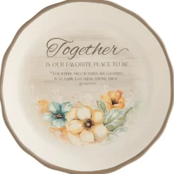 Gather Together Collection - Pie Plate, Wall Cross, Measuring Spoons, Tray