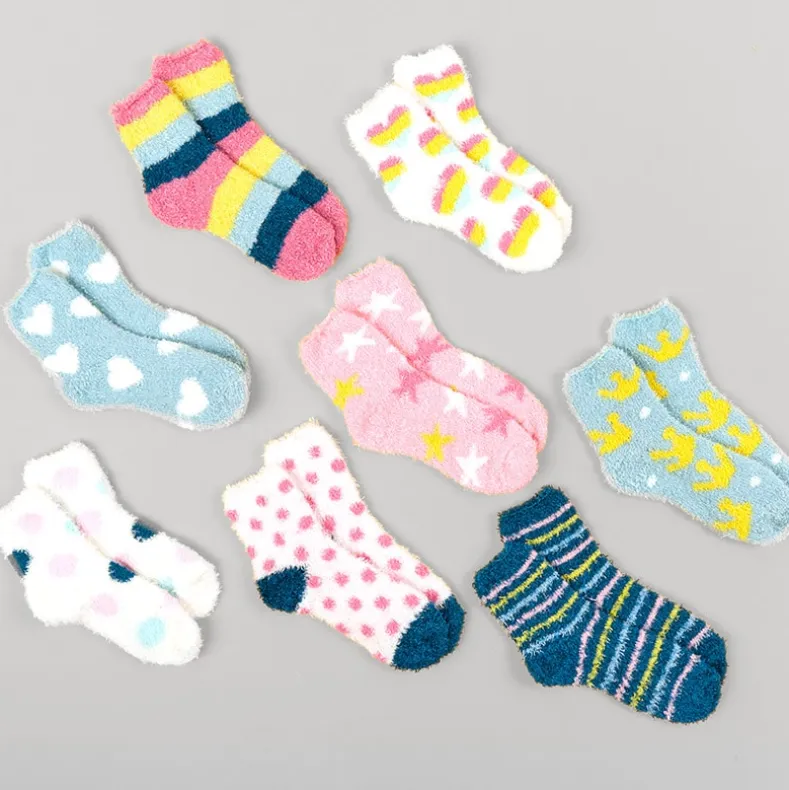 Girl's Cozy Socks Pack - Set of 8