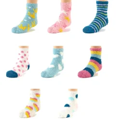 Girl's Cozy Socks Pack - Set of 8