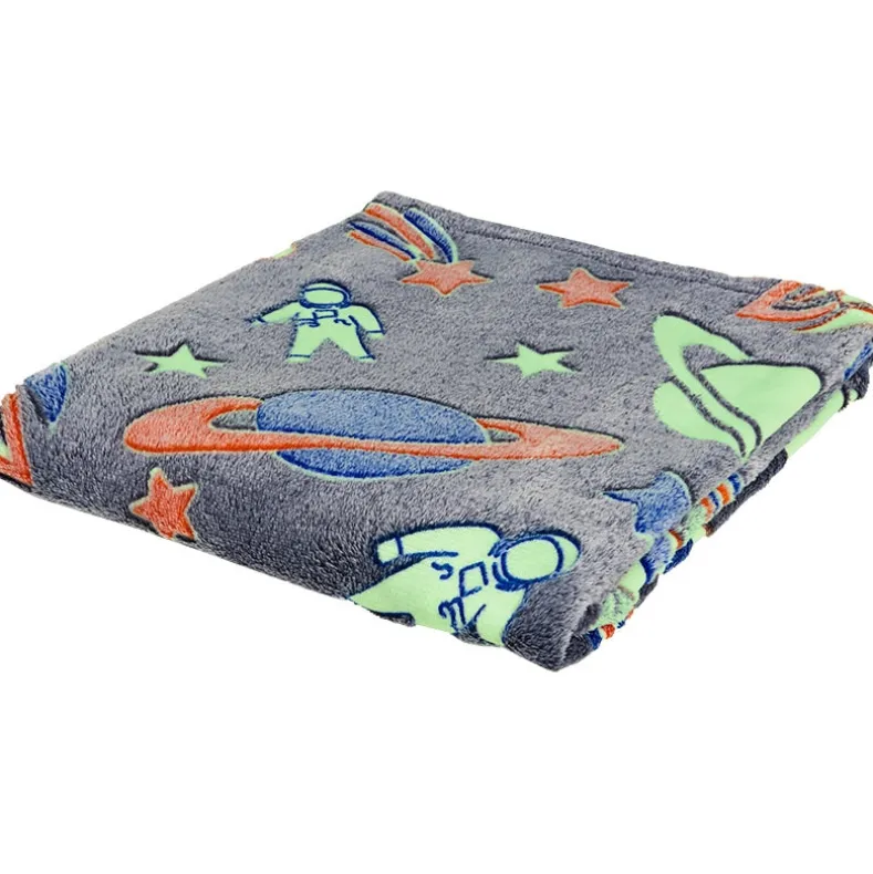 Glow-in-the Dark Blanket for Kids 50" x 60"