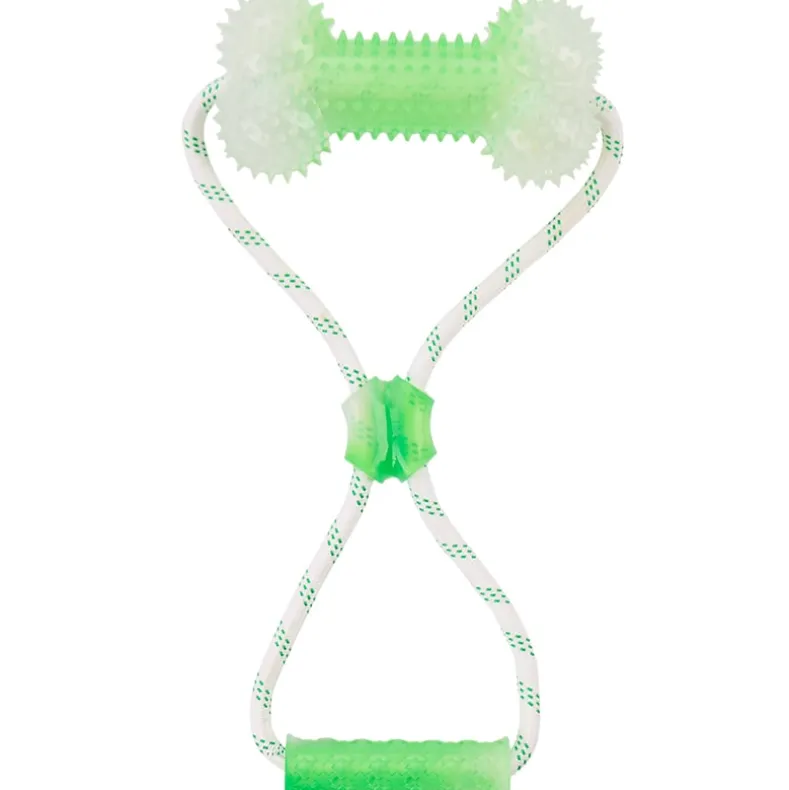 Glow-in-the-Dark Bone Dog Toy - Fetch, Chew, and Tug Fun