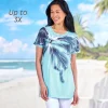 Graphic Print Tunic Top