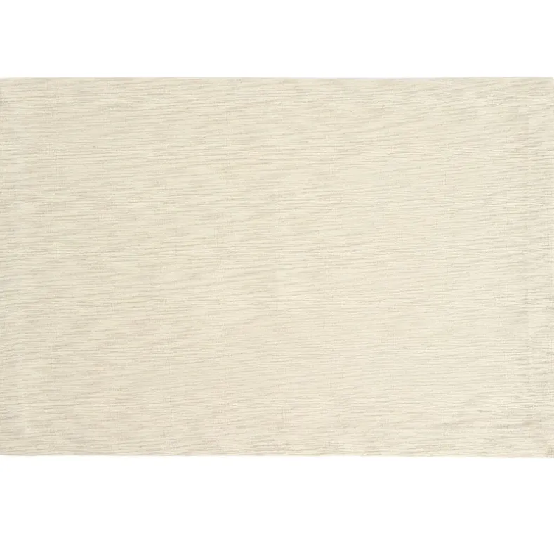 Grasscloth Weave Ivory Placemat 13" x 19"