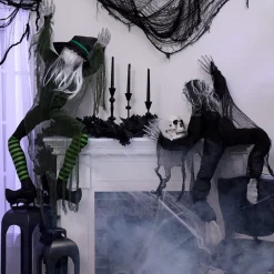Halloween Creepy Crawler Figures - Witch or Zombie