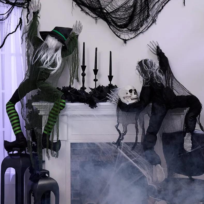 Halloween Creepy Crawler Figures - Witch or Zombie