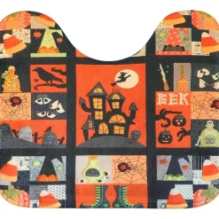 Halloween Patchwork Bath Decor 16-Pc. Set