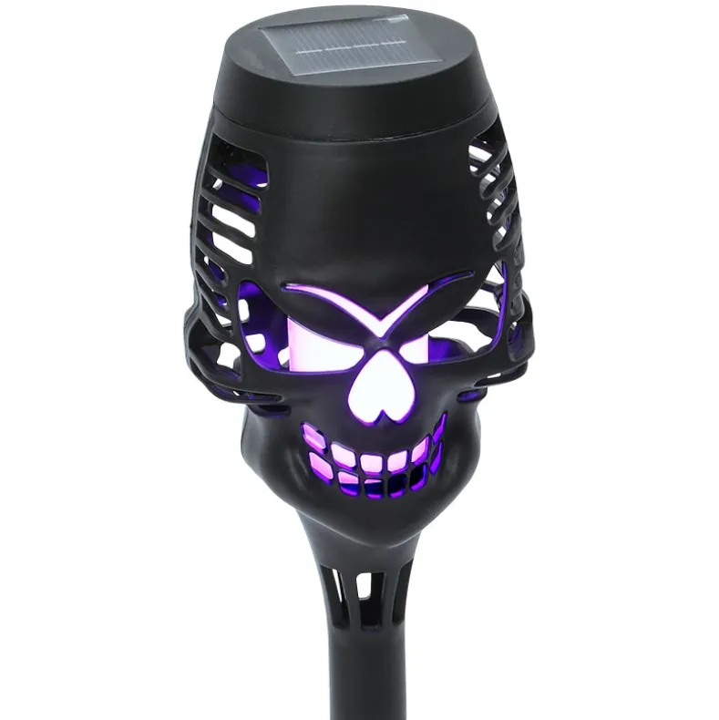 Halloween Skull Stake Solar