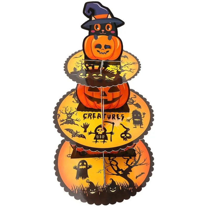 Halloween Spooktacular Dessert or Cupcake Display Stand 3-Tier