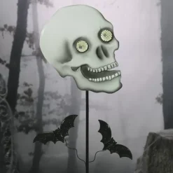 Halloween Stake Animated Jack-O'-Lantern or Skull