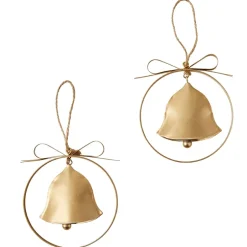 Hanging Metal Ornaments Set of 2