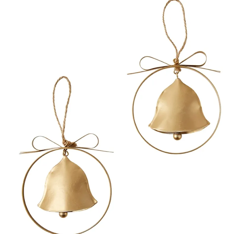 Hanging Metal Ornaments Set of 2